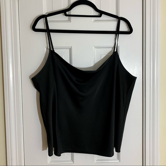 J. Crew Tops - J. Crew | Black Cowlneck Satin Camisole - EUC
